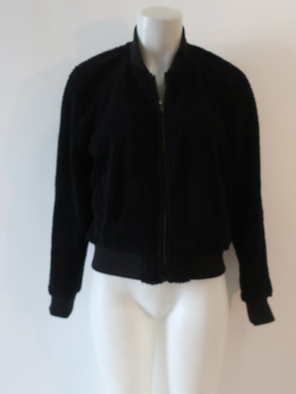 Womens Bellerose Black Sherpa Teddy Jacket 2